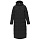 Пальто пуховое женское Bask: Eureka — Черный графит
